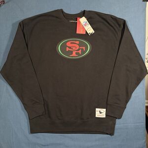 San Francisco 49ers Sweatshirt Men’s XL NFL Football Mitchell & Ness Throwback